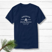 Retro Family Reunion of Trip | Rustische pinebomen T-shirt
