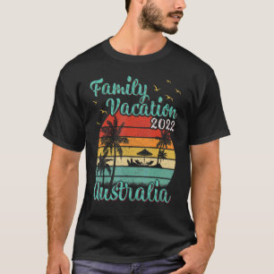 Retro Family Vacation 2022 Australië Beach T-shirt