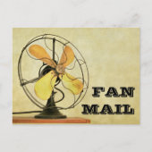 Retro Fan Mail Post Kaart (Voorkant)