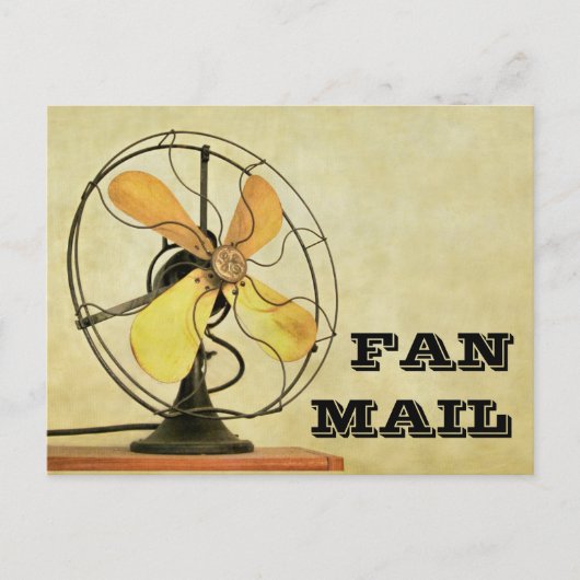 Retro Fan Mail Post Kaart (Voorkant)