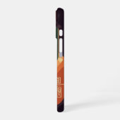 Retro Fantasy Canyon Pixel Art iPhone 16 Hoesje (Linkerkant)