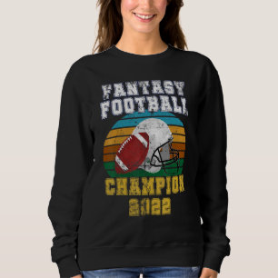 Retro Fantasy Football Kampioen 2022 League Kampio Trui