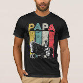 Retro Farmer Pasta Tractors Farmer T-shirt (Voorkant)
