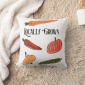 Retro Farmer's Market lokaal geteeld Baby shower Kussen (Deken)