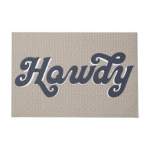 Retro Farmhouse Howdy Welkom