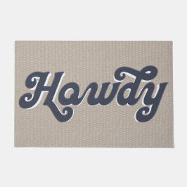 Retro Farmhouse Howdy Welkom Deurmat