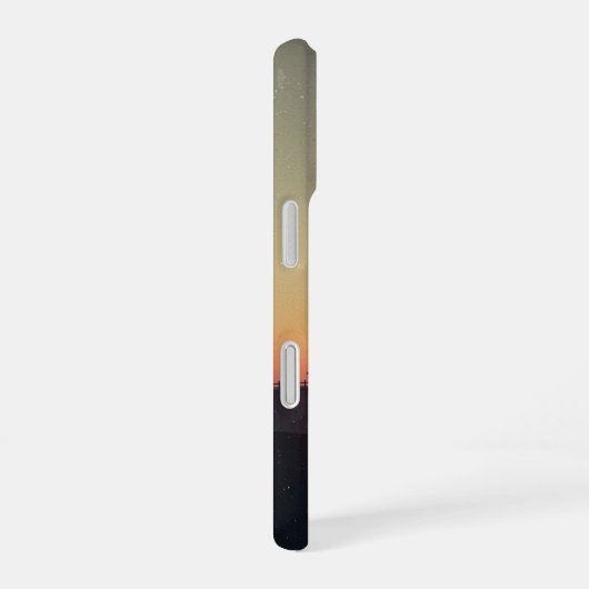 Retro Farmstead Silhouette iPhone 16 Hoesje (Rechterkant)