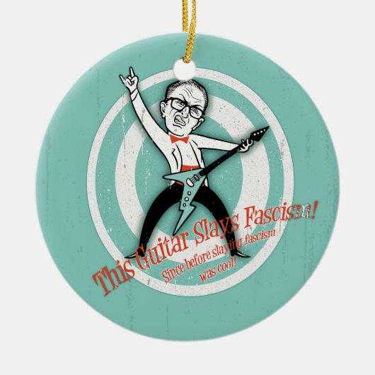 Retro fascisme-laag keramisch ornament (Voorkant)