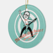 Retro fascisme-laag keramisch ornament (Links)