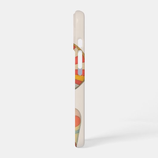 Retro Fashion Glamor Model with Monogram iPhone 16 Hoesje (Linkerkant)