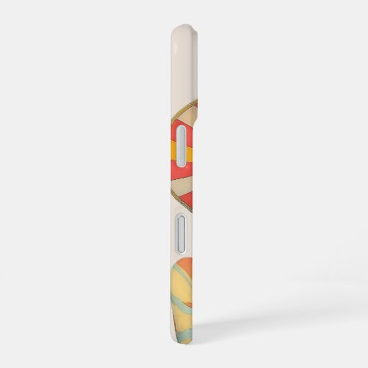 Retro Fashion Glamor Model with Monogram iPhone 16 Hoesje (Rechterkant)