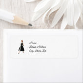 Retro Fashionista Return Address Labels (Insitu)