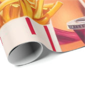 Retro Fast Food Pin-up Cadeaupapier (Rol Hoek)