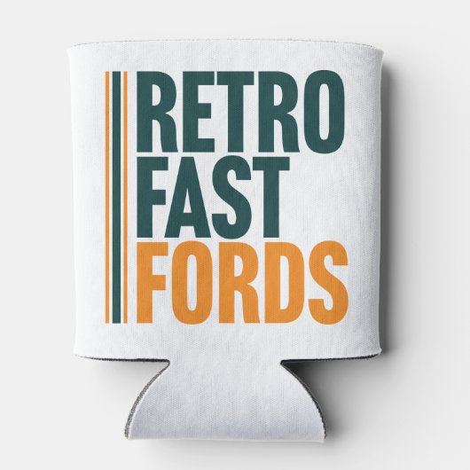 Retro Fast Fords Blikje Koeler (Achterkant)