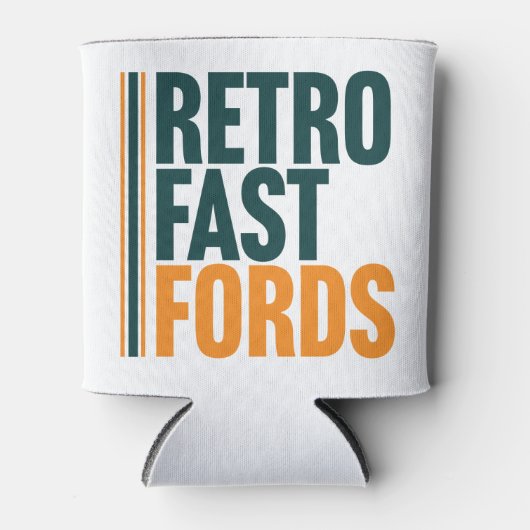 Retro Fast Fords Can Cooler (Voorkant)