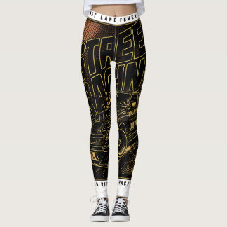 Retro Fast Lane Koorts Sportwagen Kunst Leggings