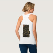 Retro Fast Lane Koorts Sportwagen Kunst Tanktop (Volledige Achterkant)