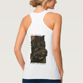 Retro Fast Lane Koorts Sportwagen Kunst Tanktop (Achterkant)