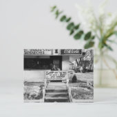 RETRO FATHER BABY ANNOUNCEMENT  FOTOGRAPH AANKONDIGINGSKAART (Staand voorkant)