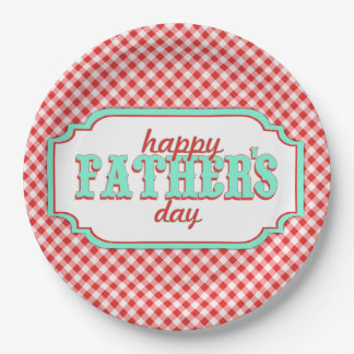Retro Fathers Day Paper-Borden Papieren Bordje