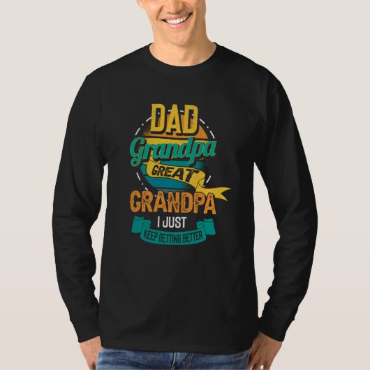 Retro Father's day saying for your Daddy and grand T-shirt (Voorkant)