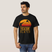 Retro fazant jacht fazant slager T-shirt (Voorkant volledig)