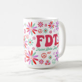 Retro FDT Foxtrot Delta Tango Koffiemok (Voorkant rechts)