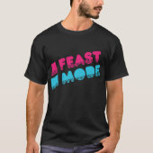 Retro Feast Mode Thanksgiving T-shirt (Voorkant)