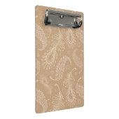 Retro-feater-bleek-patroon Mini Klembord (Schuin)