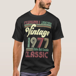Retro Februari 1977 Oldie Maar Goodie 44e T-shirt