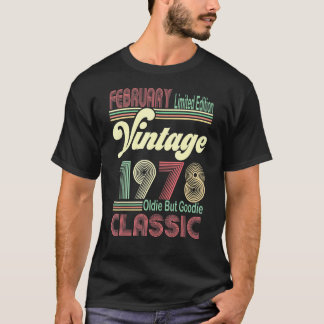 Retro februari 1978 Oldie maar Goodie 43e T-shirt
