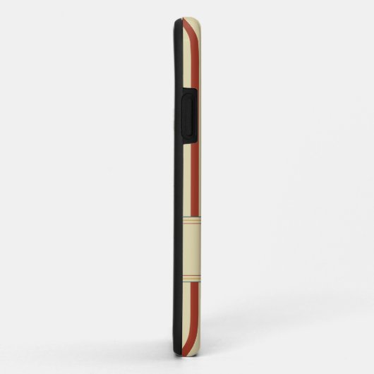 Retro Feel strepen Case-Mate iPhone Case (Achterkant/rechts)