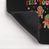 Retro Feel Your Feelings Gingerbread Christmas Men Muismat (Hoek)