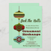 Retro-feestdag | Eerste kerstversiering Kaart (Voorkant / Achterkant)