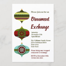 Retro-feestdag | Eerste kerstversiering Kaart