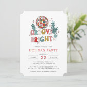 Retro-feestdag Kaart (Staand voorkant)