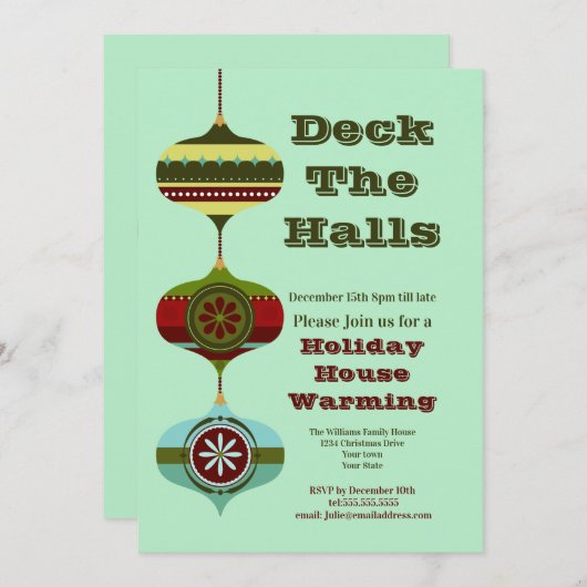 Retro-feestdag | Vakantiegangers Kaart (Voorkant / Achterkant)