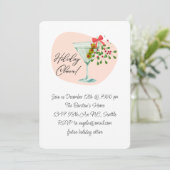 Retro feestelijke feestvreugde kaart (Staand voorkant)