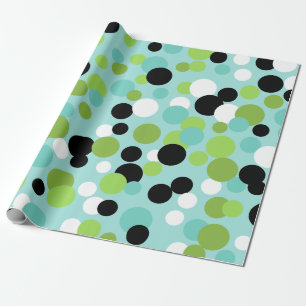 Retro Feestelijke Polka Dots Inpakpapier