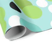 Retro Feestelijke Polka Dots Inpakpapier (Rol Hoek)