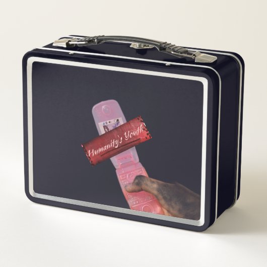 retro feminist aesthetic lunch box (Achterkant)