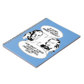 Retro Feminist Humor notitieboek (Linkerzijde)