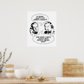 Retro Feminist Humor poster (Keuken)