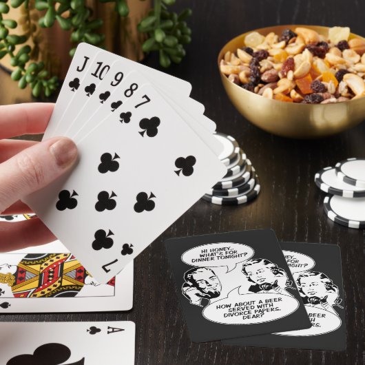 Retro Feminist Humor speelkaarten (Insitu)