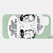 Retro Feminist Humor-telefoongesprekken Case-Mate iPhone Case (Achterkant (horizontaal))
