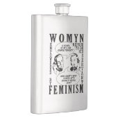 Retro Feministische Humor kolf Flacon (Rechts)