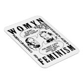 Retro Feministische Humor magneten (Rechterzijde)