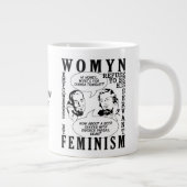 Retro Feministische Humor mokken (Rechts)