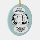 Retro Feministische Humor ornament (Rechts)