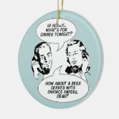 Retro Feministische Humor ornament (Links)